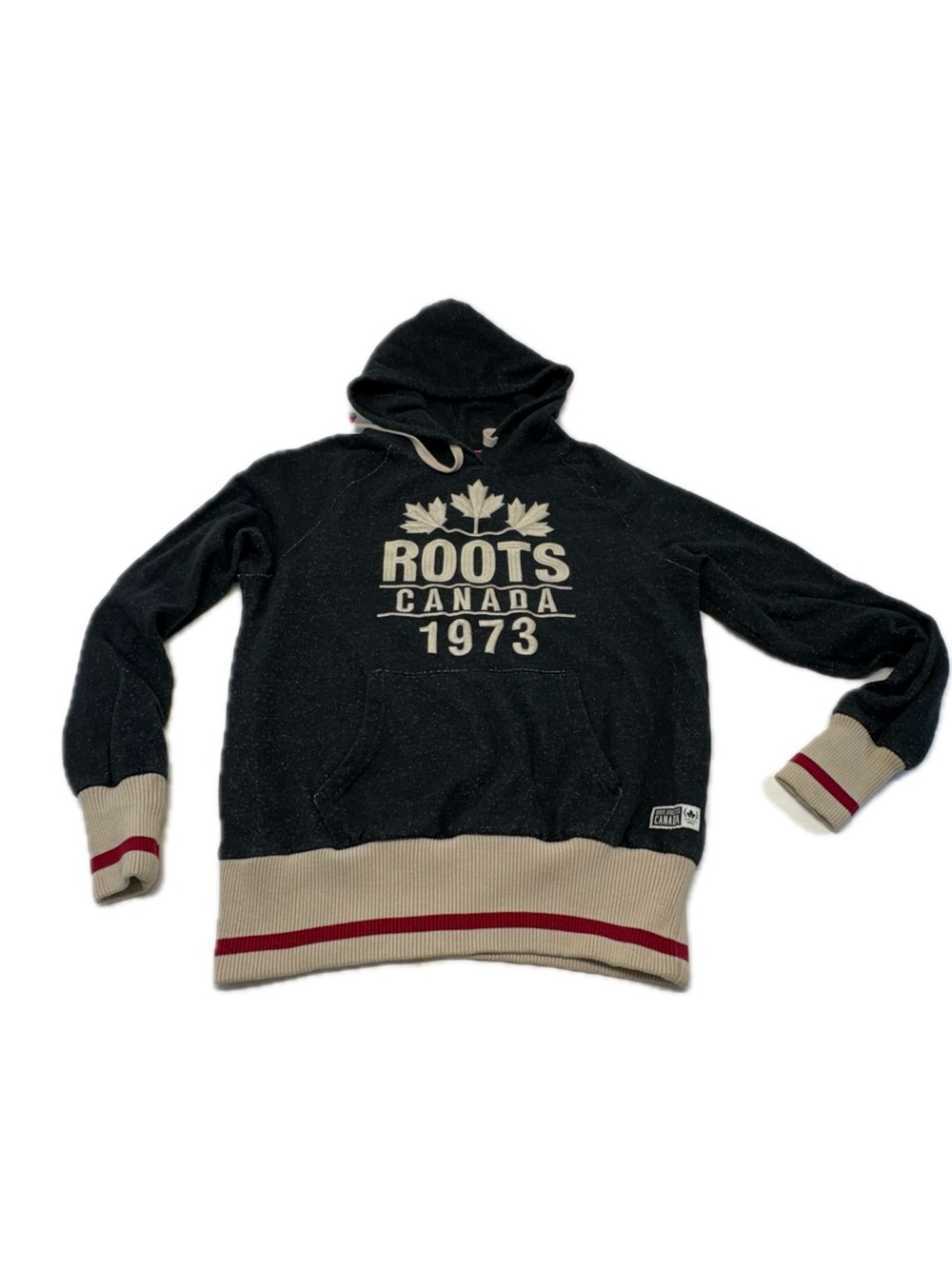 Roots Canada 1973 Heritage Cabin Knit Hoodie Size Medium M/M